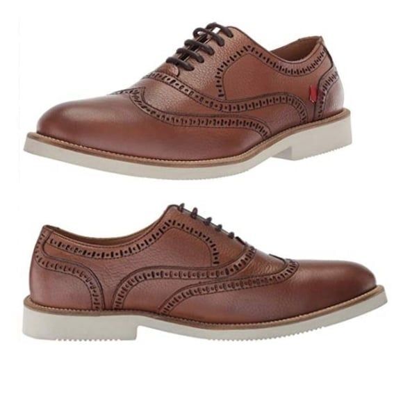 Other - MARC JOSEPH NEW YORK Men's Leather Oxford Shoes Brown Size 9.5 NEW $198